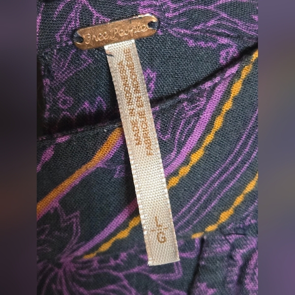 Free People Walking On The Dream Boho Art To Wear Festival Chic Tunic, Large - Picture 5 of 5